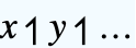 x↿y↿...