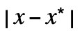 TemplateBox[{{x, -, {x, ^, *}}}, Abs]