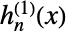 TemplateBox[{n, x}, SphericalHankelH1]