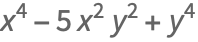 x^4-5x^2y^2+y^4