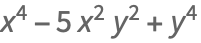 x^4-5x^2y^2+y^4